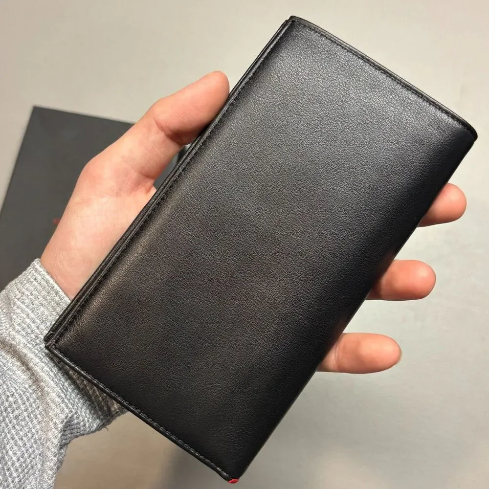 TUMI Global Leather Pocket Wallet with Original Box